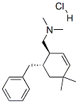 1-[(1R,6R)-6-benzyl-4,4-dimethyl-1-cyclohex-2-enyl]-N,N-dimethyl-metha namine hydrochloride Structure
