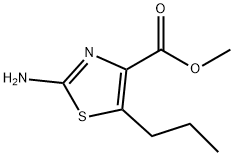2-氨基-5-丙基-1,3-噻唑-4-羧酸甲酯, 649736-98-1, 结构式