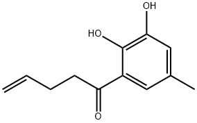 4-Penten-1-one, 1-(2,3-dihydroxy-5-methylphenyl)- (9CI) 结构式
