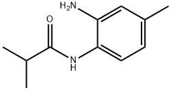 N-(2-アミノ-4-メチルフェニル)-2-メチルプロパンアミド 化学構造式