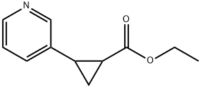 2-(吡啶-3-基)环丙烷甲酸乙酯, 649766-32-5, 结构式