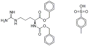 Nα-Carbobenzyloxy-L-arginine Benzyl Ester p-Toluenesulfonate Structure
