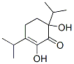 2-Cyclohexen-1-one, 2,6-dihydroxy-3,6-bis(1-methylethyl)- (9CI) 结构式