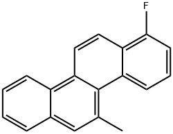 1-Fluoro-5-methylchrysene Struktur