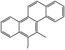 6-Fluoro-5-methylchrysene Struktur