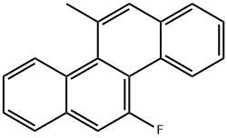11-フルオロ-5-メチルクリセン 化学構造式