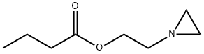 2-aziridin-1-ylethyl butanoate 结构式