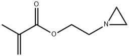 2-メチルアクリル酸2-(アジリジン-1-イル)エチル 化学構造式