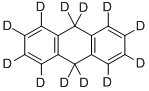9,10-DIHYDROANTHRACENE-D12 结构式