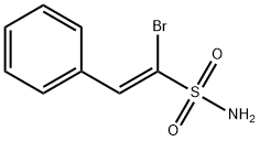(Z)-1-bromo-2-phenyl-ethenesulfonamide Struktur