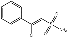 (Z)-2-chloro-2-phenyl-ethenesulfonamide Struktur