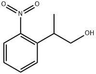 2-(2-ニトロフェニル)プロパン-1-オール 化学構造式