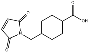 4-(N-马来酰亚胺基甲基)环己基甲酸,64987-82-2,结构式