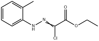 ETHYL 2-CHLORO-2-[2-(2-METHYLPHENYL)HYDRAZONO]-ACETATE, 64989-46-4, 结构式
