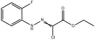 ETHYL 2-CHLORO-2-[2-(2-FLUOROPHENYL)HYDRAZONO]-ACETATE, 64989-74-8, 结构式