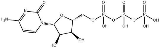 シチジン5'-三りん酸 化学構造式