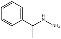(1-フェニルエチル)ヒドラジン 化学構造式