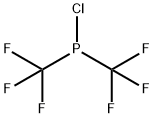 双(三氟甲基)氯膦 结构式