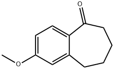 2-Methoxy-6,7,8,9-tetrahydrobenzocyclohepten-5-one Structure