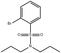 2-ブロモ-N,N-ジプロピルベンゼンスルホンアミド 化学構造式