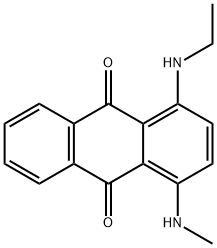 1-(ethylamino)-4-(methylamino)anthraquinone Struktur