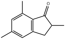 2,5,7-三甲基-1-茚满酮, 65001-59-4, 结构式