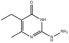 5-Ethyl-2-hydrazino-6-methylpyrimidin-4(3H)-one Structure