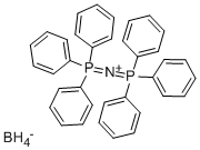 水素化ほう素ビス(トリフェニルホスフィン)イミニウム, min. 97% 化学構造式