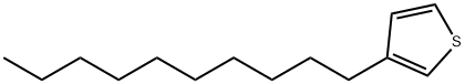 3-癸基噻吩,65016-55-9,结构式