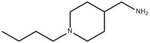 4-アミノメチル-1-N-ブチルピペリジン 化学構造式