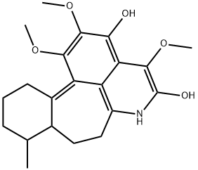 4,5,6,6a,7,8-Hexahydro-1,10,11-trimethoxy-6-methylbenzo[6,7]cyclohept[1,2,3-ij]isoquinoline-2,12-diol Struktur