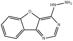 4-HYDRAZINO[1]BENZOFURO[3,2-D]PYRIMIDINE Structure