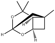 rac-(1R*,2α*,5R*)-3,3,7α*-トリメチル-4,9-ジオキサトリシクロ[3.3.1.02,7]ノナン 化学構造式