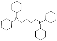 1,4-BIS(DICYCLOHEXYLPHOSPHINO)BUTANE Structure