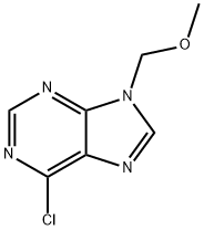 6-Chloro-9-(methoxymethyl)-9H-purine Structure
