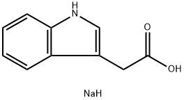 インドール酢酸 化学構造式