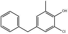 4-benzyl-6-chloro-o-cresol 结构式