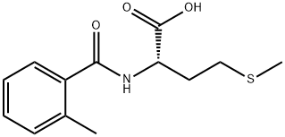 (2-甲基苯甲酰基)蛋氨酸, 65054-80-0, 结构式