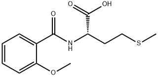 2-[(2-甲氧基苯基)甲酰氨基]-4-(甲硫基)丁酸 结构式