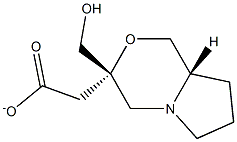 ((3R,8aS)-hexahydro-1H-pyrrolo[2,1-c][1,4]oxazin-3-yl)Methyl acetate Structure