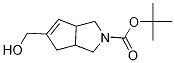 5-Hydroxymethyl-hexahydro-cyclopenta[c]pyrrole-2-carboxylic acid tert-butyl ester Structure
