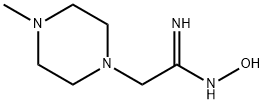 N-羟基-2-(4-甲基哌嗪-1-基)乙脒 结构式