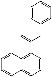 1-(1-ベンジルビニル)ナフタレン 化学構造式