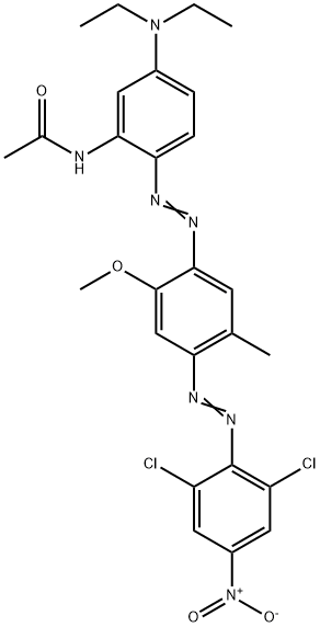 N-[2-[[4-[(2,6-dichloro-4-nitrophenyl)azo]-2-methoxy-5-methylphenyl]azo]-5-(diethylamino)phenyl]acetamide|