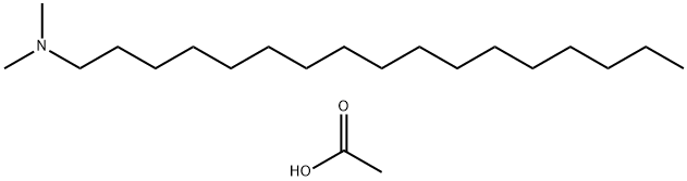 heptadecyldimethylammonium acetate Structure