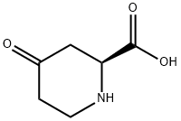 (2S)-4-オキソピペリジン-2-カルボン酸 HYDROCHLORIDE 化学構造式