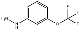 3-trifluoromethoxy phenylhydrazine Structure