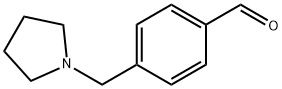 4-(ピロリジン-1-イルメチル)ベンズアルデヒド 化学構造式