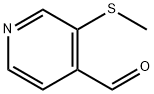 4-Pyridinecarboxaldehyde, 3-(methylthio)- (9CI) Structure