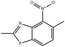 Benzothiazole, 2,5-dimethyl-4-nitro- (9CI) Structure